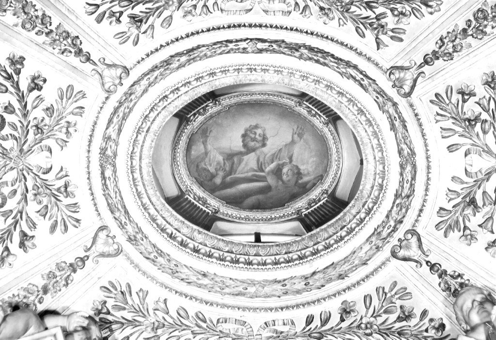Dio Padre adorato dagli angeli (dipinto) by Calandrucci Giacinto (attribuito) (s